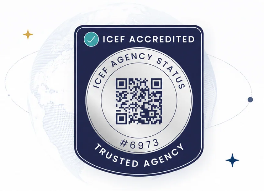 ICEF Accredited Agency #6973