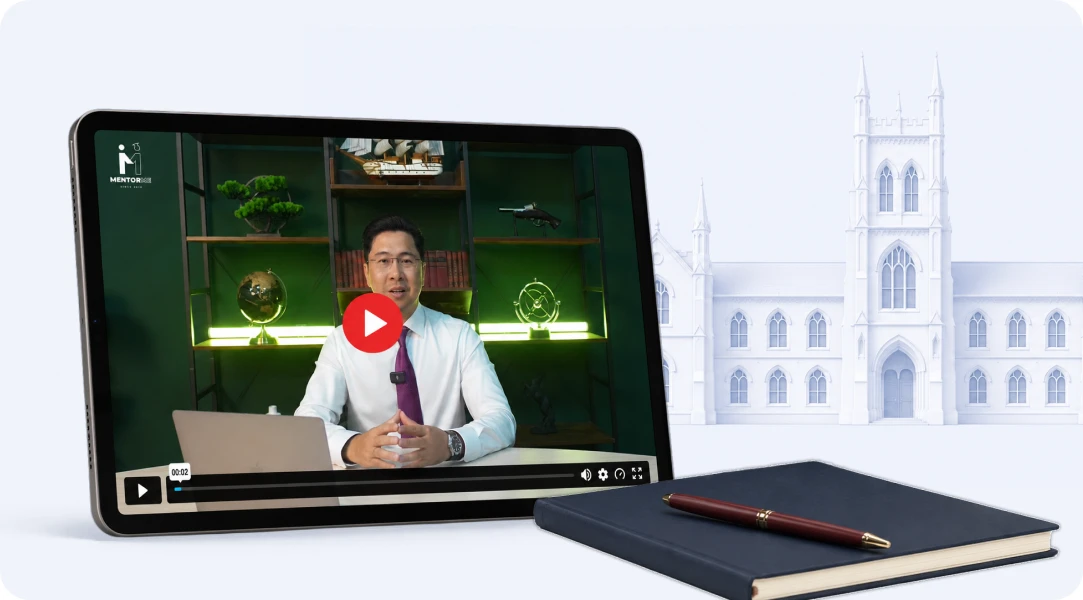 Tablet playing a video lesson from Ruslan Zheksebaiuly's mini-course